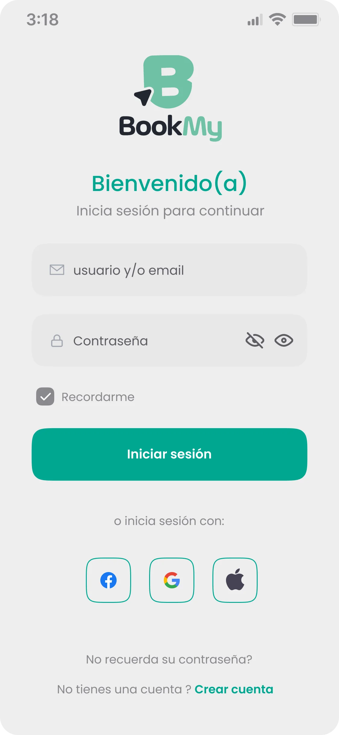 Crea tu cuenta
